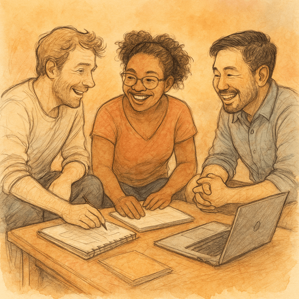 A small team focused on big craft, illustrating our team ethos